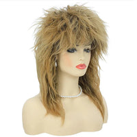 80s Tina Diva Costume Wig - Blonde Rocker Mullet