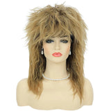 80s Tina Diva Costume Wig - Blonde Rocker Mullet