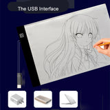 Led Drawing Copy Pad 3 Level Dimmable Board Table Animation Painting Educational Toys Gift Adjustable Light Notepad For Children