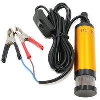 Portable Mini 12V/24V Submersible Pump - Diesel & Water Transfer