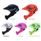 Outdoor Sports Children's Full Face Helmet Balance Bike Scooter Bike Riding Helmet Children's Helmet With Light And Insect Net