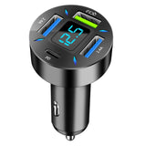 66W 4 Ports USB Car Charger Fast Charging PD Quick Charge 3.0 USB C Car Phone Charger Adapter For iPhone 13 12 Xiaomi Samsung Jack's Clearance