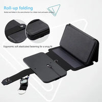 Portable Foldable Solar Charging Panel - 5V 2.1A USB Output, High Power, Camping Tool