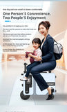 Electric smart suitcase double rideable trolley suitcase men and women travel suitcase children's riding suitcase