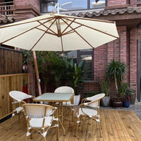 Simple Garden Furniture Sets Outdoor Table and Chair Three-piece Set French Outdoor Dining Room Sets Home Garden Table and Chair