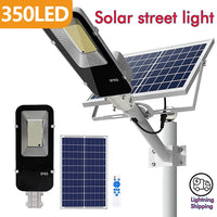 Powerful Solar Light Outdoor Solar Street Light 350/120LED 6500K IP65 Waterproof Street Light For Garage Garden Terrace