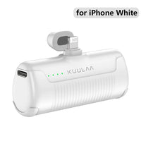 KUULAA Mini Power Bank 4500mAh - Portable Charger for iPhone 14/13/12/11 Pro Max & Samsung/Xiaomi