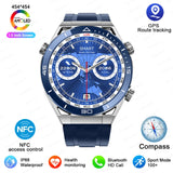 2023 New NFC ECG+PPG Bluetooth Call Smartwatch GPS Tracker Motion Bracelet Fitness For Huawei Watches Ultimate Smart Watch Men