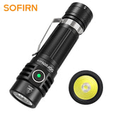 Sofirn SC18 1800lm EDC Flashlight USB C Rechargeable SST40 LED 18650 Torch TIR Optics Lens Lantern with Power Indicator Jack's Clearance