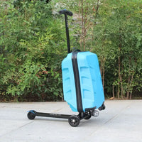 New Travel Skateboard suitcase,scooter trolley case,children's student carry on luggage with wheels Lazy rolling luggage box