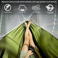 Outdoor Camping Hammock Automatic Quick-Opening Swing Lightweight Portable With Mosquito Net 250X120Cm Sleeping Tent Hammock