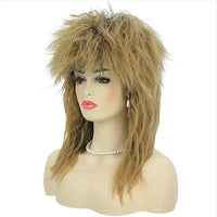 80s Tina Diva Costume Wig - Blonde Rocker Mullet