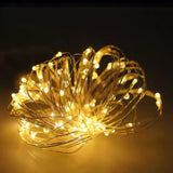 Fairy Lights Battery Operated Wedding Centerpiece Table Decorations Party Christmas Copper Wire String Lights Battery Powered