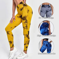 Seamless High Waist Tie Dye Yoga Pants - 2023 New Jack's Clearance