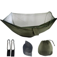 Outdoor Camping Hammock Automatic Quick-Opening Swing Lightweight Portable With Mosquito Net 250X120Cm Sleeping Tent Hammock