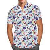 Miniso Castaway Cay Hawaiian Shirt Disney Cruise Line Unisex Button-Up Casual Beach Shirt