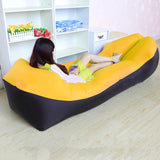 Fast Inflatable Air Sofa Bed Good Quality Sleeping Bag Inflatable Air Bag Lazy Bag Beach Sofa 240*70cm Jack's Clearance