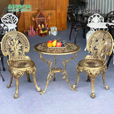 Antique Aluminium Garden Tables and Chairs Set