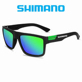 Shimano Polarized Sunglasses Men's Driving Shades Male Cycling Camping Hiking Fishing Classic Sun Glasses UV400 Eyewear