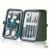 Professional 7/10/12/18 Piece Nail Care Kit Stainless Steel Manicure & Pedicure Set Nail Clipper Set with Travel Case