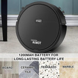 3 in 1 Intelligent Sweeping Robot Vacuum Cleaner USB Rechargeable Dry Wet Push Sweepers