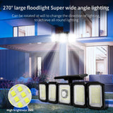 Outdoor Solar Lights - LED Motion Sensor Wall Lamp, Waterproof Spotlight