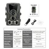 Hunting Trail Camera Night Vision HC801A - Wildlife Camera with Motion Activated - Outdoor Trail Camera Trigger - Wildlife Scouting