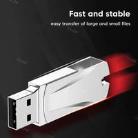 2TB Mini Portable SSD 3.1 High-speed Flash Drive - USB External Memory