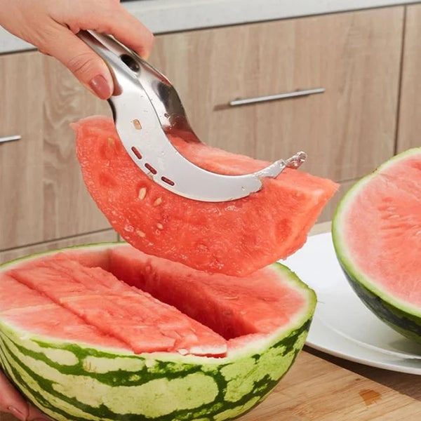 Stainless Steel Watermelon Cutter - Fruit Slicer Tool