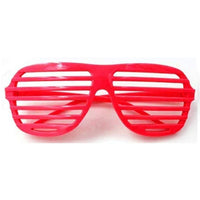 Neon 80s Party Glasses, Hats, Gloves - 8pcs