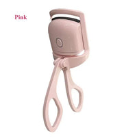 Pink Electric Eyelash Curler Charging Model Fast Heating Portable Shaping and Lasting Curling Eyelash Clip