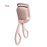 Pink Electric Eyelash Curler Charging Model Fast Heating Portable Shaping and Lasting Curling Eyelash Clip