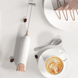 Electric Milk Frother - Kitchen Drink Foamer Whisk