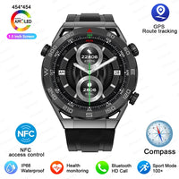 2023 New NFC ECG+PPG Bluetooth Call Smartwatch GPS Tracker Motion Bracelet Fitness For Huawei Watches Ultimate Smart Watch Men