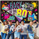 80s Party Banner & Disco Backdrops