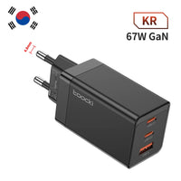 Toocki GaN 67W Charger Quick Charge QC4.0 PD3.0 Fast Charging Type C USB Charger for Macook Pad iPhone 15 14 Pro Max Plus Xiaomi