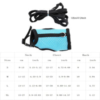 Mutil-Colors Breathable Stylish Vest Small Pet Carrier Bag Adjustable Soft Harness  And Elastic Leash Set For Rabbits