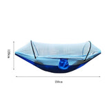 Outdoor Camping Hammock Automatic Quick-Opening Swing Lightweight Portable With Mosquito Net 250X120Cm Sleeping Tent Hammock