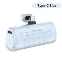 KUULAA Mini Power Bank 4500mAh - Portable Charger for iPhone 14/13/12/11 Pro Max & Samsung/Xiaomi