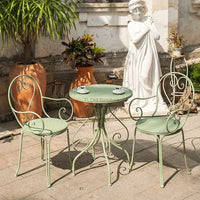 European Retro Iron Garden Furniture Sets Outdoor Courtyard Garden Balcony Table and Chair Set cafe Dining Table and Chairs Z