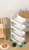 Movable Storage Rack, Snack Rack, Shelf, Newspaper and Book Rack, Bathroom Storage Rack, Waterproof Storage Rack.