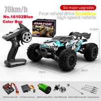 1:16 4WD Brushless RC Monster Truck – High-Speed Off-Road