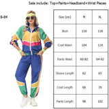 80s Disco Hippie Costume Set