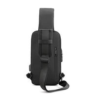 Chest Bag for Men - Crossbody Bag - Waterproof - USB Shoulder Bag - Anti-Theft Travel Messenger Chest Sling Pack - Fashion Luxury Designer