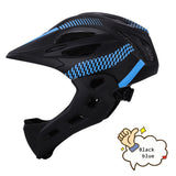 Outdoor Sports Children's Full Face Helmet Balance Bike Scooter Bike Riding Helmet Children's Helmet With Light And Insect Net