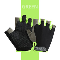 Men Cycling Bicycle Gloves Half Finger Gym Gloves Women Mitten Breathable Anti-slip Glove Fitness Sport Training Gloves