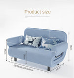 X&D Leisure Folding Sofa Foldable Sofa Bed Dual Purpose Multi Purpose Sofa Multi Functional Simple And Fashionable Folding Beds