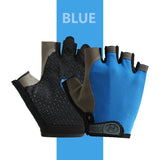 Men Cycling Bicycle Gloves Half Finger Gym Gloves Women Mitten Breathable Anti-slip Glove Fitness Sport Training Gloves