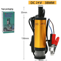 Portable Mini 12V/24V Submersible Pump - Diesel & Water Transfer