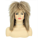 80s Tina Diva Costume Wig - Blonde Rocker Mullet